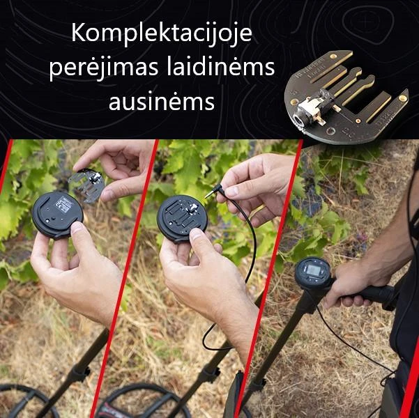 Metalo detektorius XP DEUS 2 - Master komplektacija tik WS6 belaidės ausinės ir 28cm ritė (Nemokamas pristatymas)