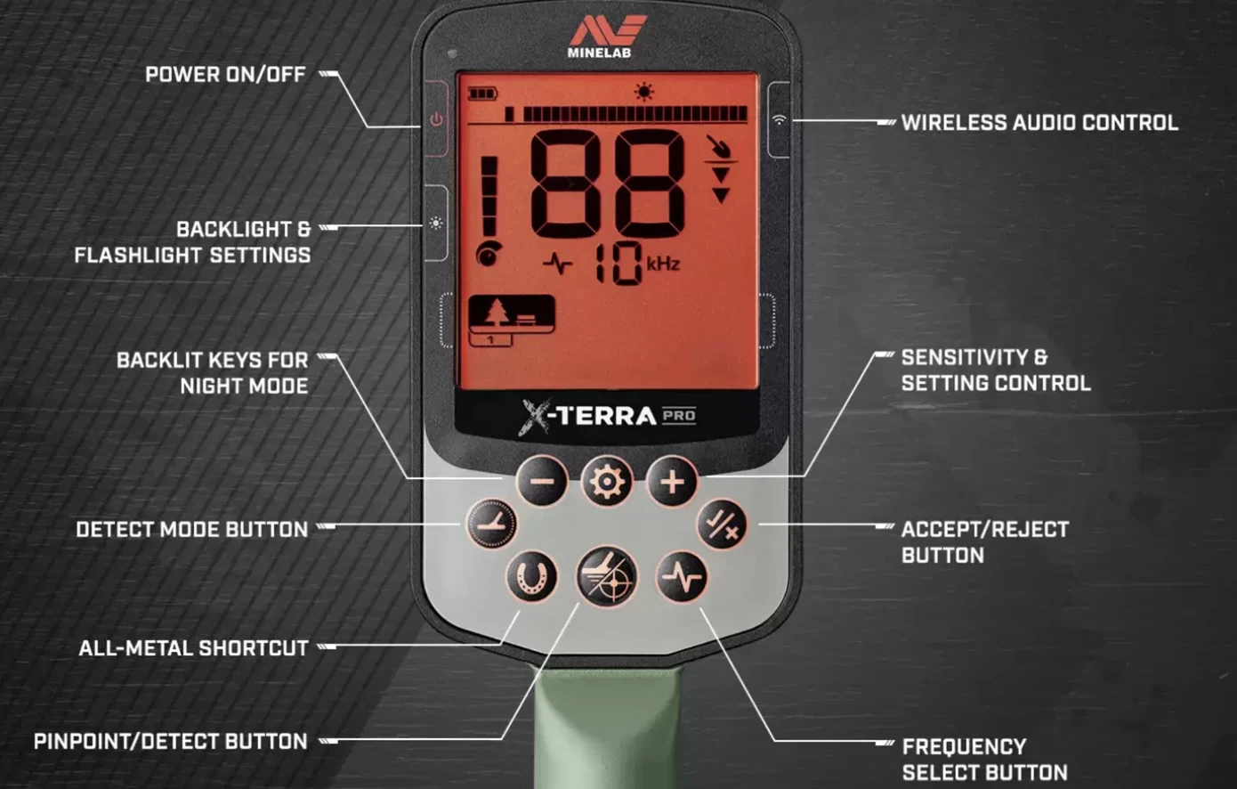 Minelab X-Terra Pro metalo detektorius