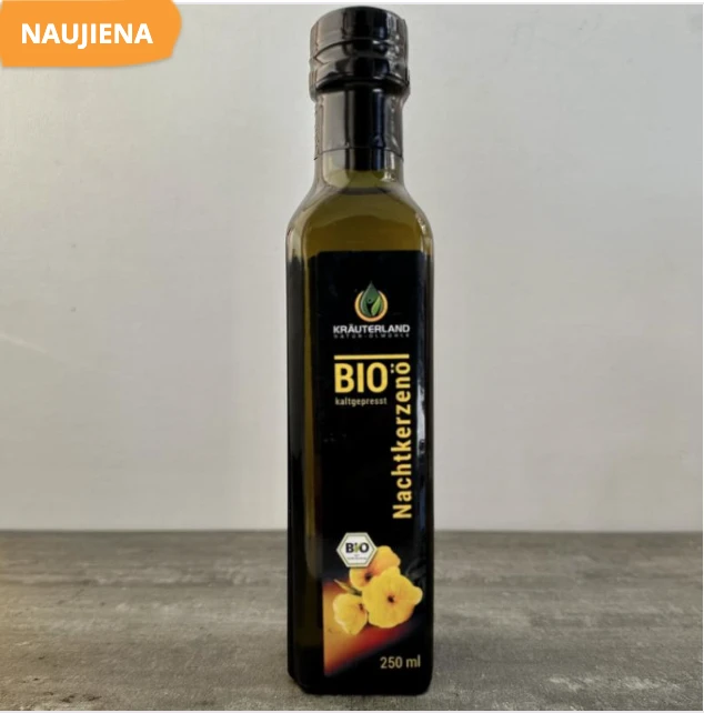 Šaltai spaustas nakvišų sėklų aliejus 250 ml