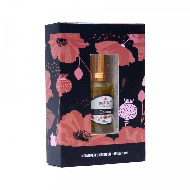 Ajurvediniai aliejiniai kvepalai Opium, Sattva Ayurveda, 10ml