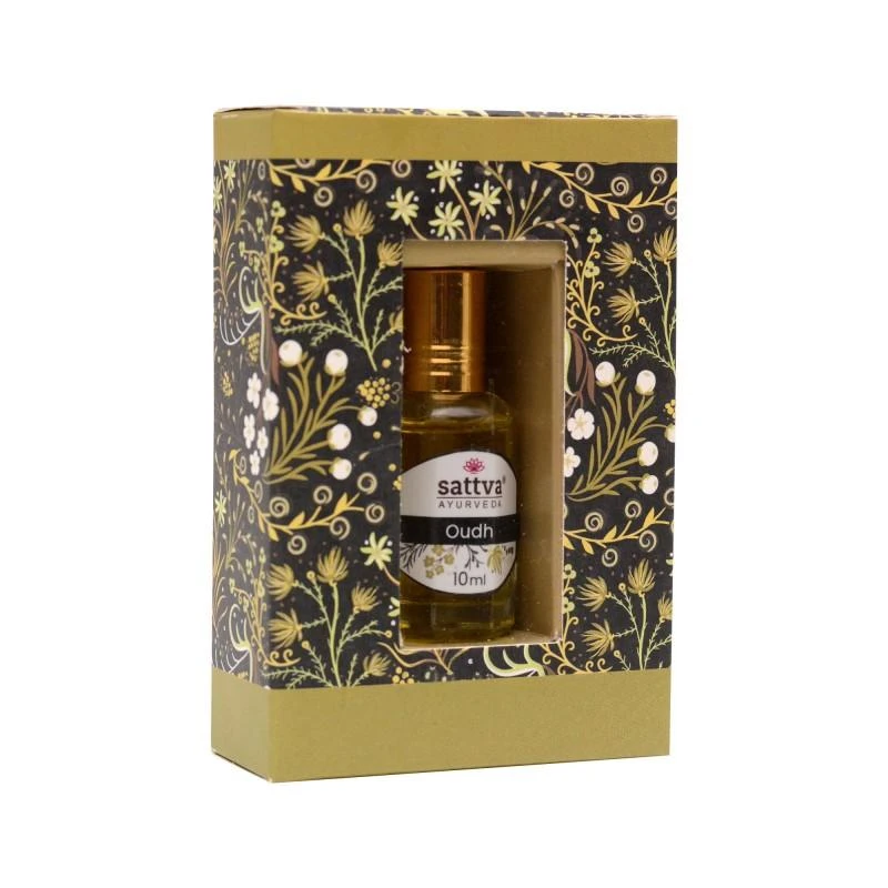 Ajurvediniai aliejiniai kvepalai Oudh, Sattva Ayurveda, 10ml
