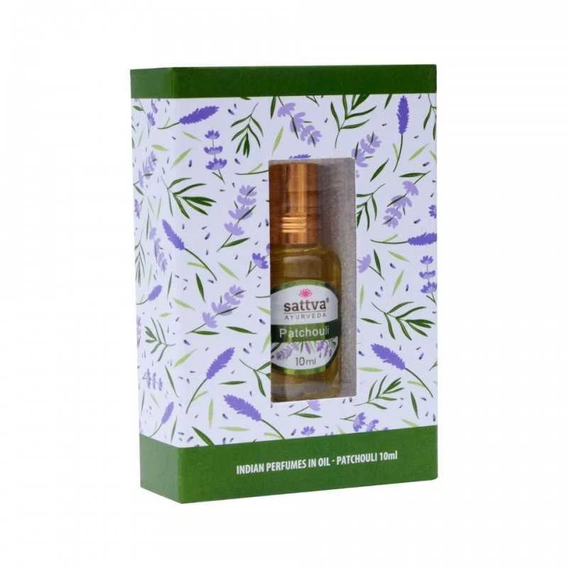 Ajurvediniai aliejiniai kvepalai Patchouli, Sattva Ayurveda, 10ml