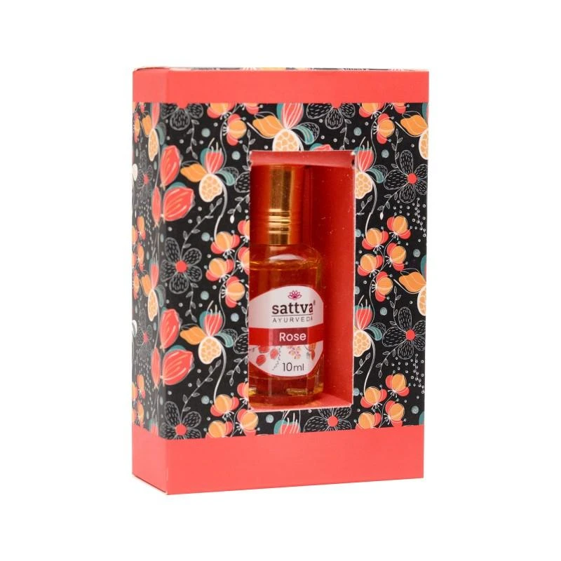 Ajurvediniai aliejiniai kvepalai Rose, Sattva Ayurveda, 10ml