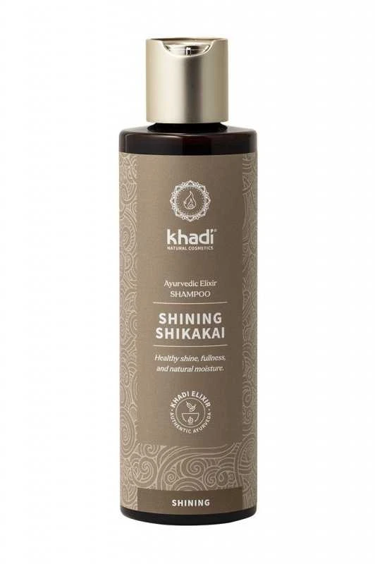 Ajurvedinio eliksyro atstatantis šampūnas Shining Shikakai, Khadi, 200ml