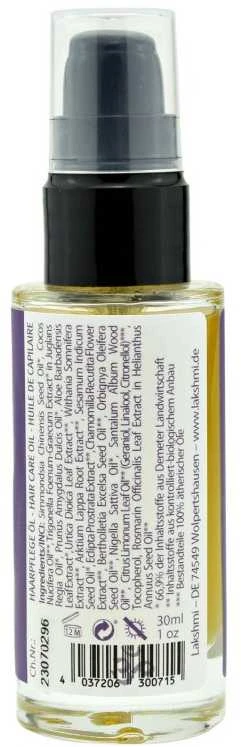 Ajurvedinis plaukų priežiūros aliejus, ekologiškas, Lakshmi, 30ml