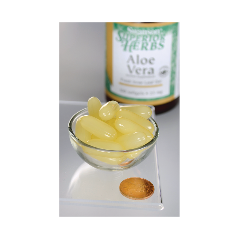 Alavijų ekstraktas Aloe Vera, Swanson, 25mcg, 100 kapsulių