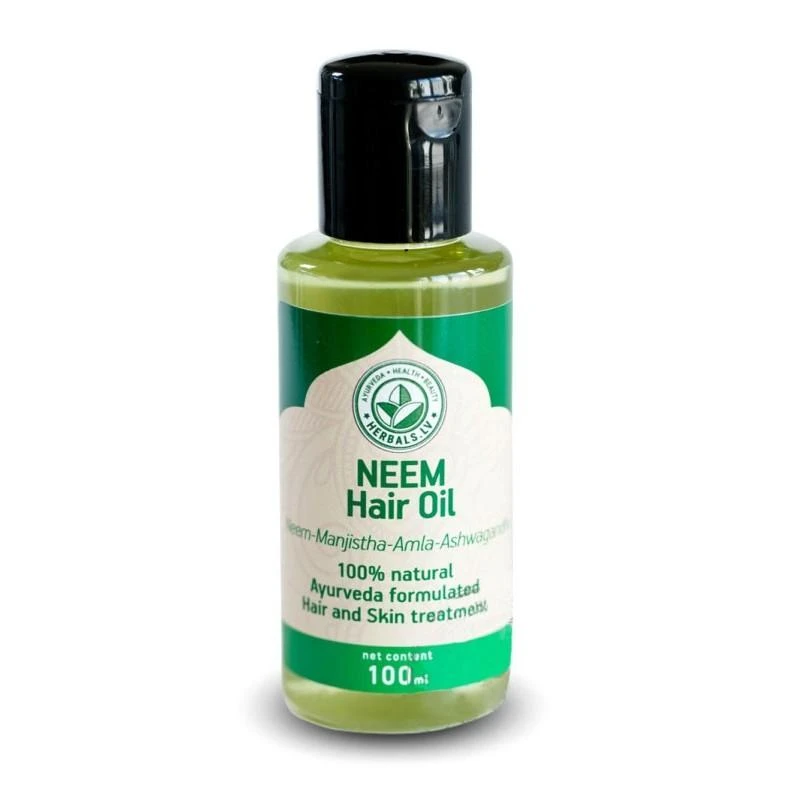 Aliejus plaukams Neem su ašvaganda ir santalu, Herbals, 100ml