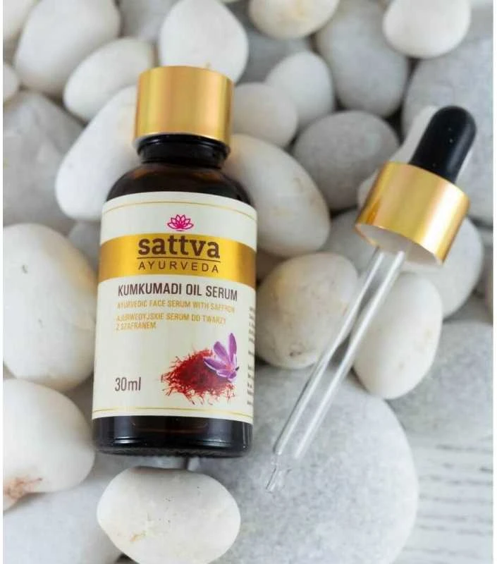 Aliejus veidui su šafranu Kumkumadi, Sattva Ayurveda, 30ml