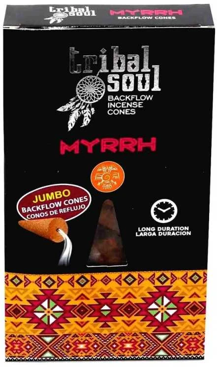 Hari Darshan Atbulinio smilkymo kūginiai smilkalai Myrrh, Tribal Soul, 15g