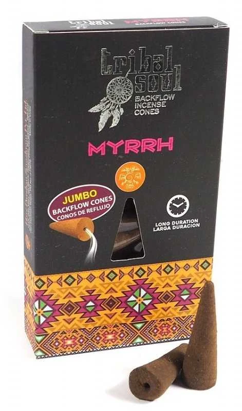 Hari Darshan Atbulinio smilkymo kūginiai smilkalai Myrrh, Tribal Soul, 15g