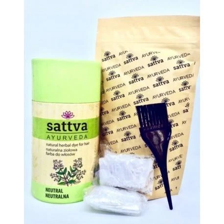 Augaliniai bespalviai plaukų dažai-kondicionierius Neutral Cassia, Sattva Ayurveda, 150g