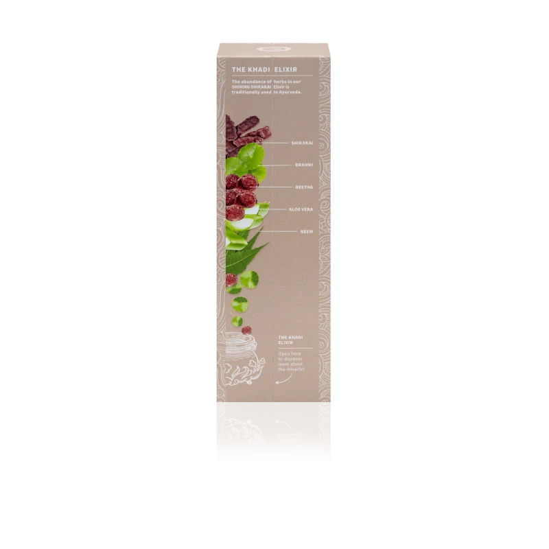 Ajurvedinio eliksyro atstatantis šampūnas Shining Shikakai, Khadi, 200ml