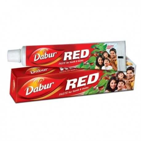 Dantų pasta su 7 vaistiniais augalais Raudonas, Dabur, 100g