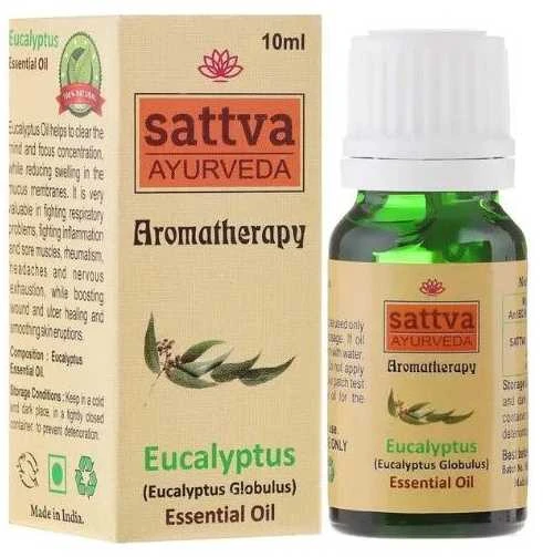Eukaliptų eterinis aliejus Eucalyptus, Sattva Ayurveda, 10ml