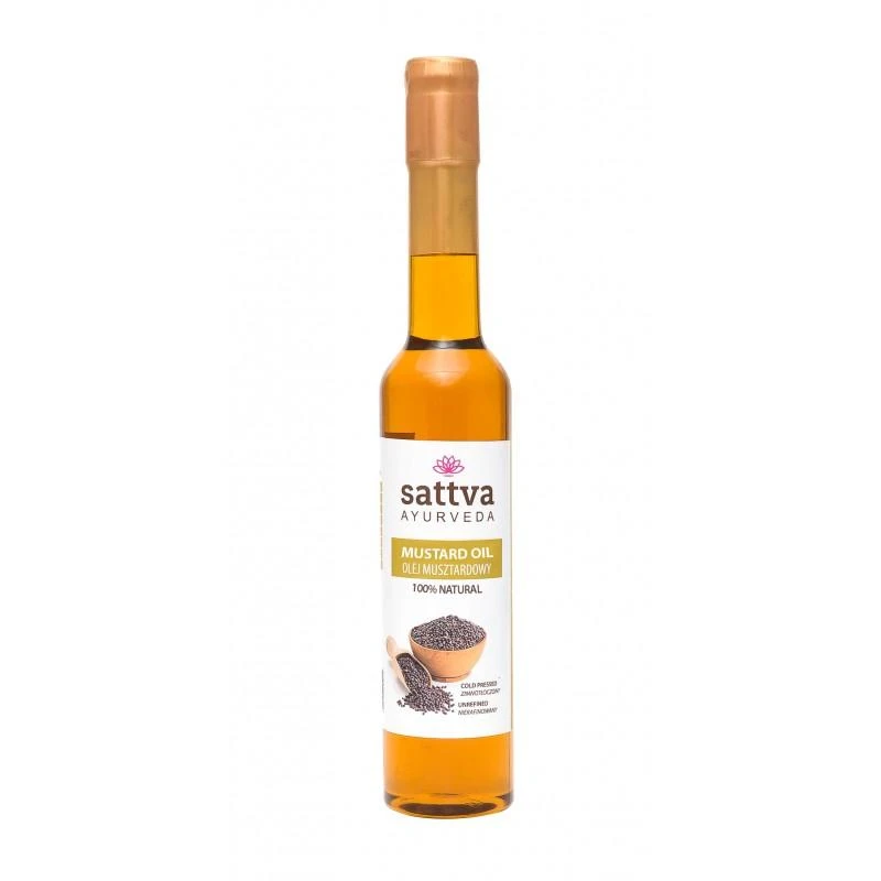 Garstyčių sėklų aliejus, pirmojo šalto spaudimo, Sattva Ayurveda, 250ml
