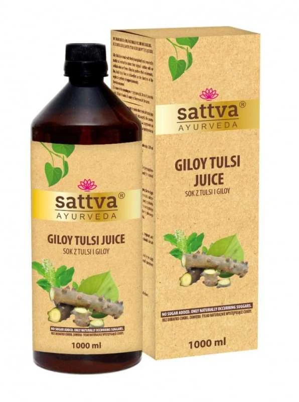 Giloy ir Tulsi sultys, Sattva Ayurveda, 1l