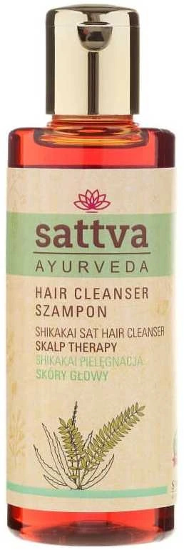 Gyvybingumo suteikiantis plaukų šampūnas Shikakai, Sattva Ayurveda, 210ml