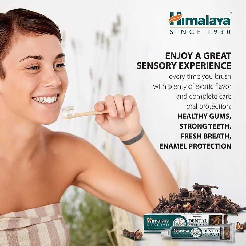 Himalaya Herbals Ajurvedinis dantų kremas-pasta su gvazdikėlių aliejumi, Himalaya, 100g