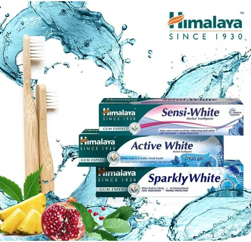 Himalaya Herbals Balinanti dantų pasta Sparkly Baltas Gum Expert, Himalaya, 75ml