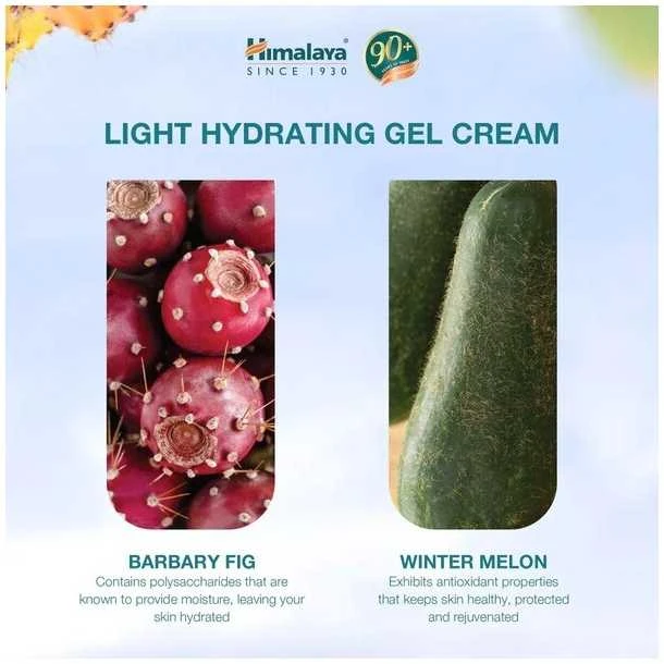 Himalaya Herbals Lengvai drėkinantis gelinis veido kremas, Himalaya, 50g