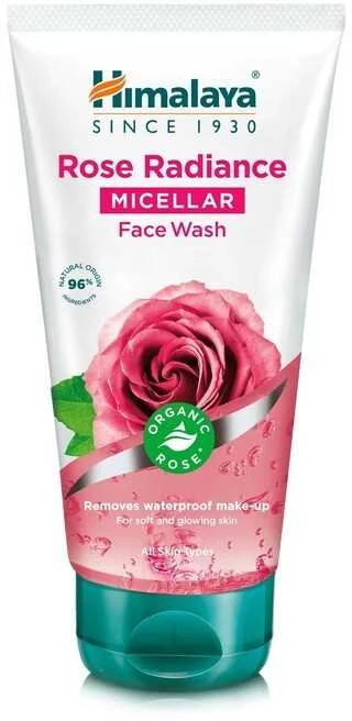 Himalaya Herbals Micelinis veido prausiklis Spindinti Rožė, Himalaya, 150ml