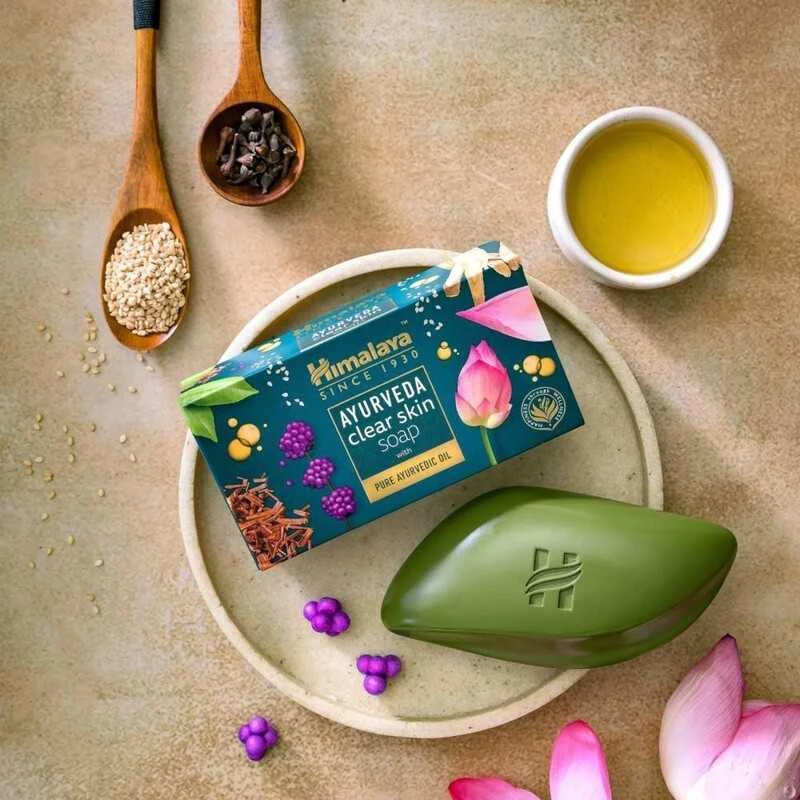 Himalaya Herbals Muilas su ajurvedinėmis žolelėmis Švari Oda, Himalaya, 125g