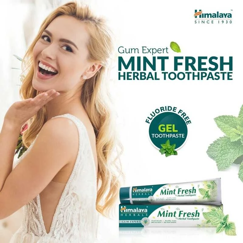 Himalaya Herbals Vaistažolių dantų pasta Mėtinis Gaivumas Gum Expert, Himalaya, 75ml