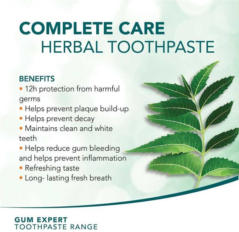Himalaya Herbals Vaistažolių dantų pasta Complete Care Gum Expert, Himalaya, 75ml