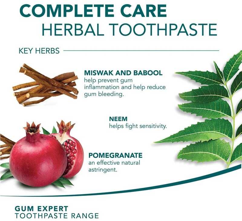 Himalaya Herbals Vaistažolių dantų pasta Complete Care Gum Expert, Himalaya, 75ml