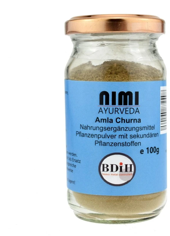 Indiškojo lapainio Amla milteliai Amalaki Premium, Nimi Ayurveda, 100g