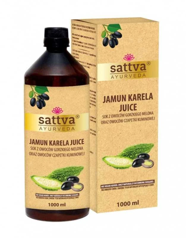 Jamun ir Karela sultys, Sattva Ayurveda, 1l
