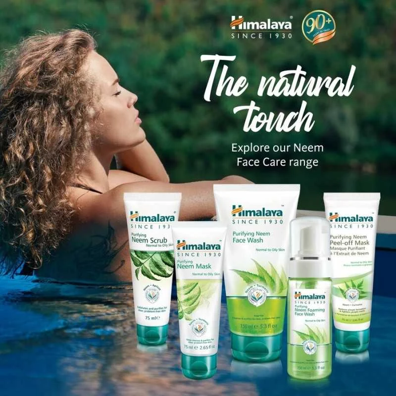 Himalaya Herbals Prausimosi putos veidui Neem, Himalaya, 150ml