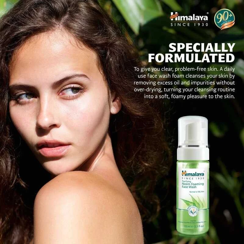 Himalaya Herbals Prausimosi putos veidui Neem, Himalaya, 150ml