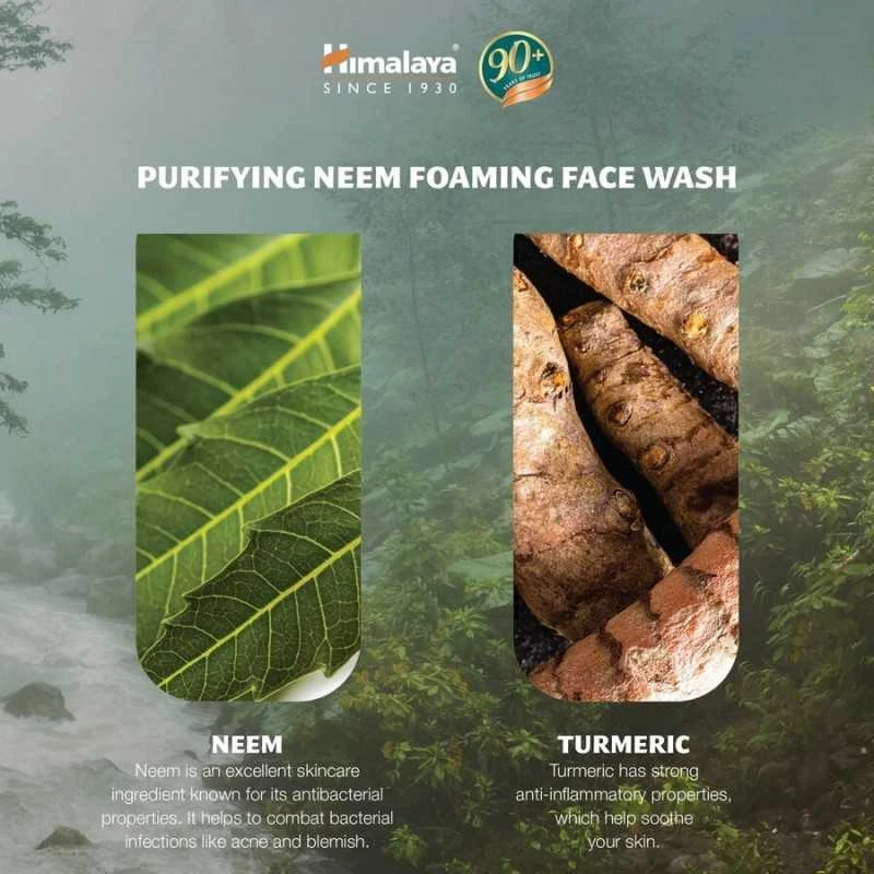 Himalaya Herbals Prausimosi putos veidui Neem, Himalaya, 150ml