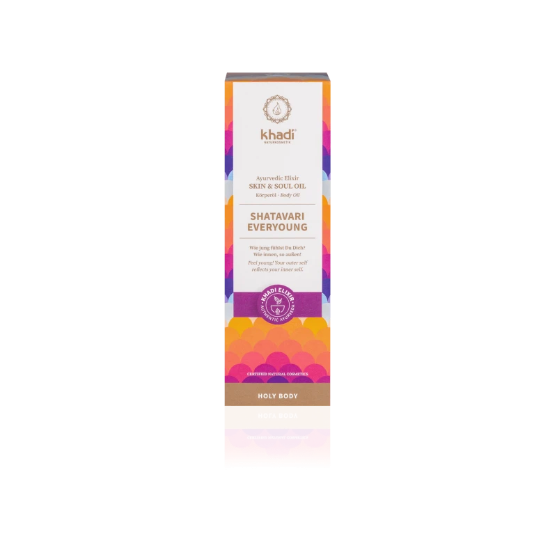 Kūno ir veido odos aliejus Shatavari Everyoung Eliksyras, Khadi, 100ml