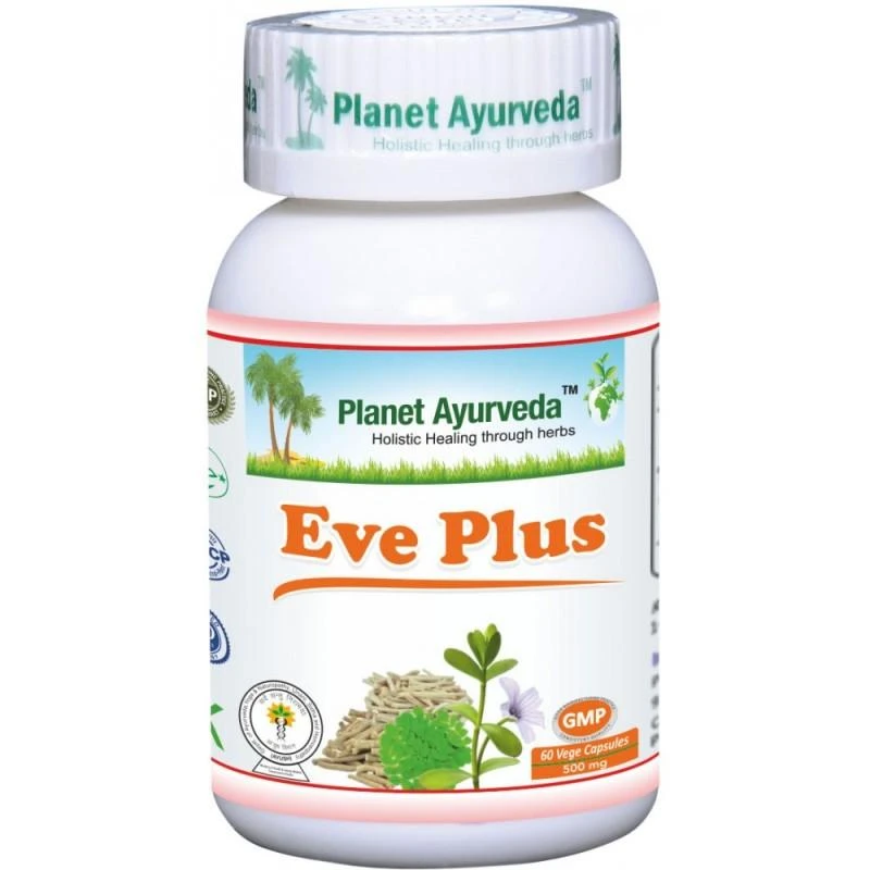 Ayumi Naturals Maisto papildas Eve Plus, Planet Ayurveda, 60 kapsulių