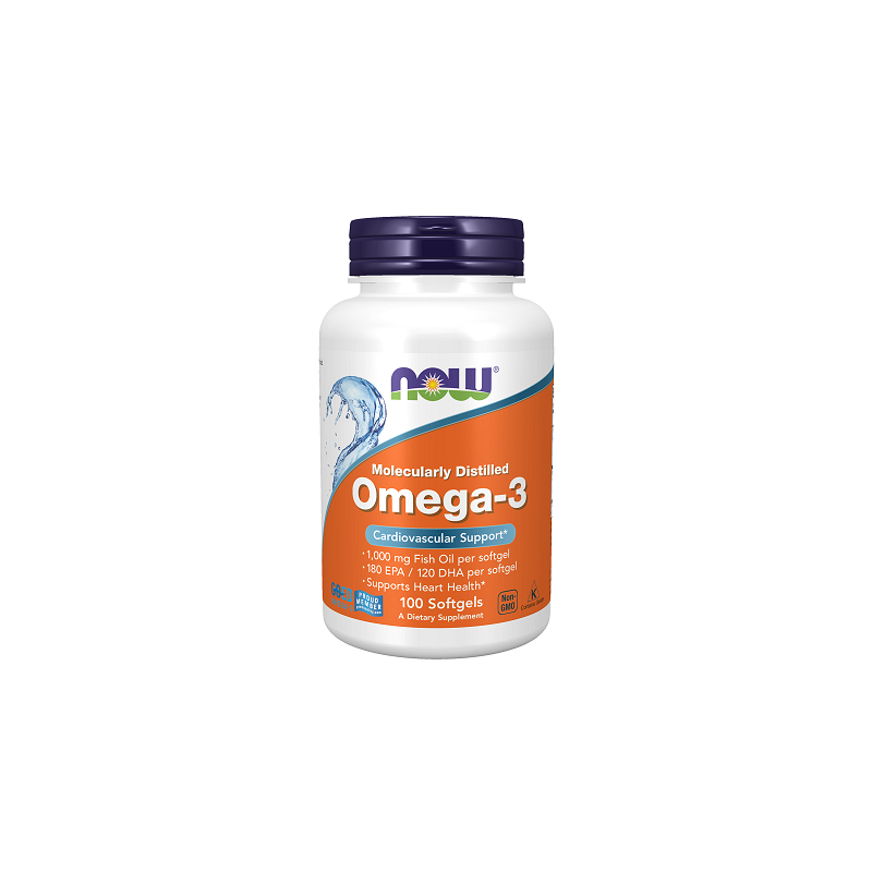 Now Foods NOW Omega 3 1000mg 100 Kapsulių | Varle.lt