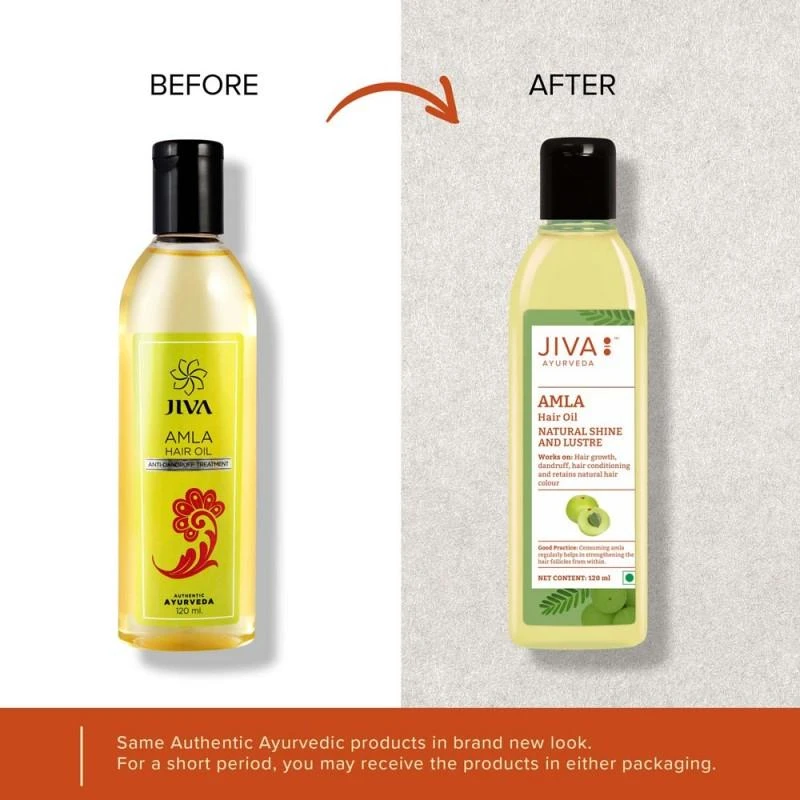 Maitinantis plaukų aliejus Amla, Jiva Ayurveda, 200ml