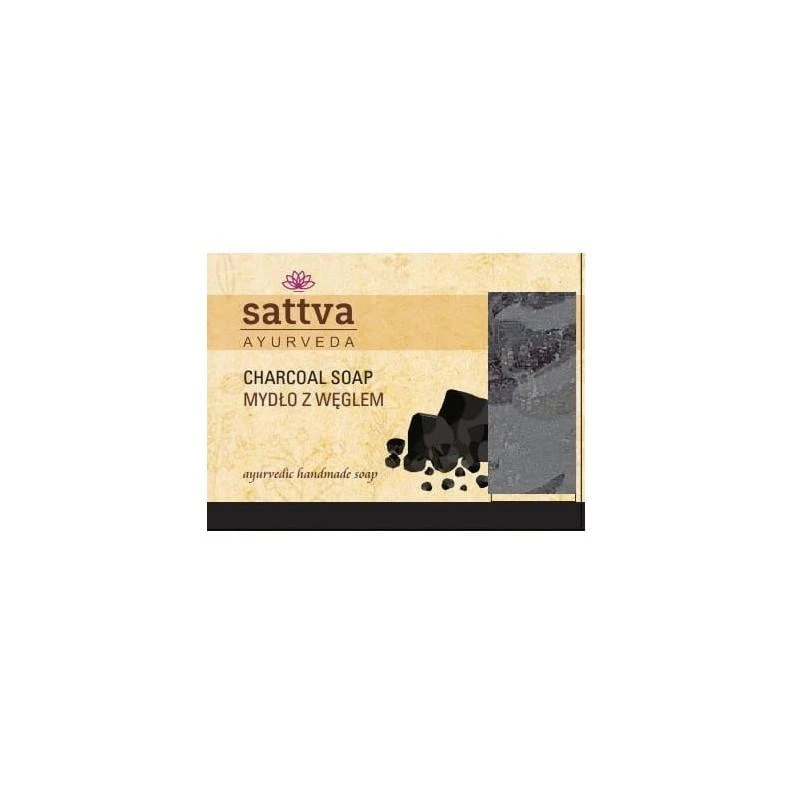 Muilas su aktyvuota anglim Charcoal, Sattva Ayurveda, 125g