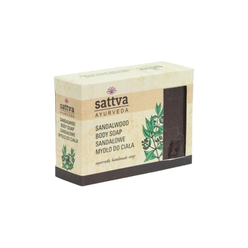 Muilas su santalu Sandalwood, Sattva Ayurveda, 125g