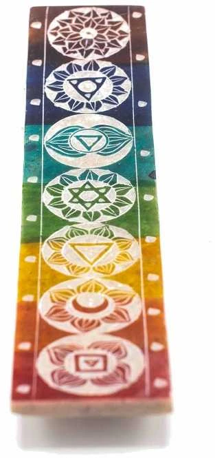 Ancient Wisdom Muilo akmens smilkalų laikiklis Seven Chakra 26x5cm