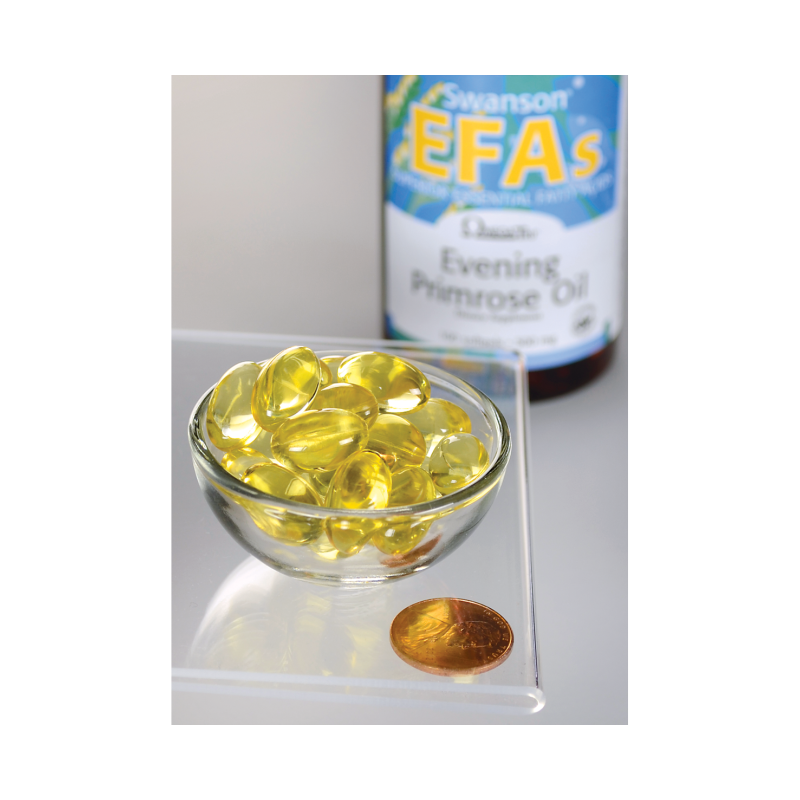 Nakvišų aliejus Evening Primrose, Swanson, 500mg, 100 kapsulių
