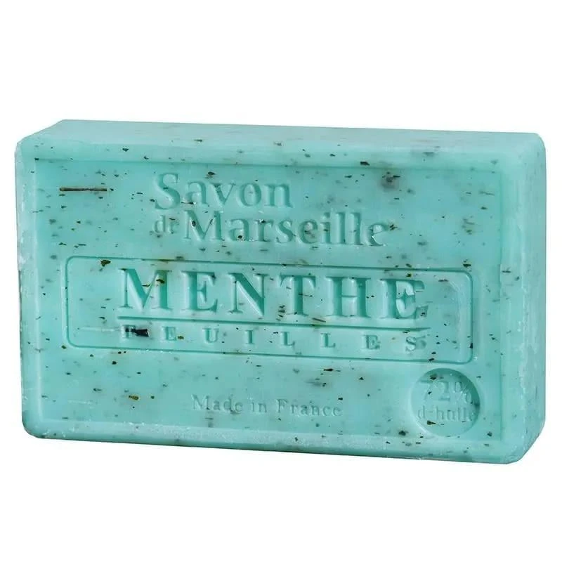 Le Chatelard Natūralus muilas Mint Leaves, Savon de Marseille, 100g