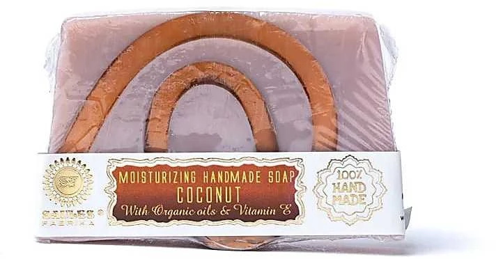 Natūralus rankų darbo muilas Kokosas, Saules Fabrika, 80g