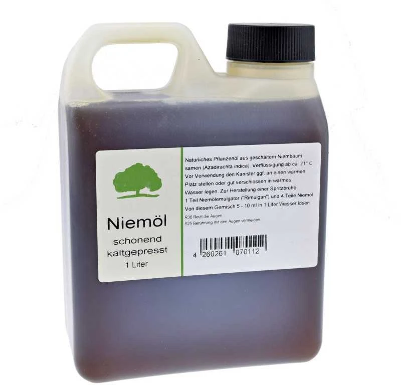 Nimbamedžio aliejus Neem, šalto spaudimo, 1ltr