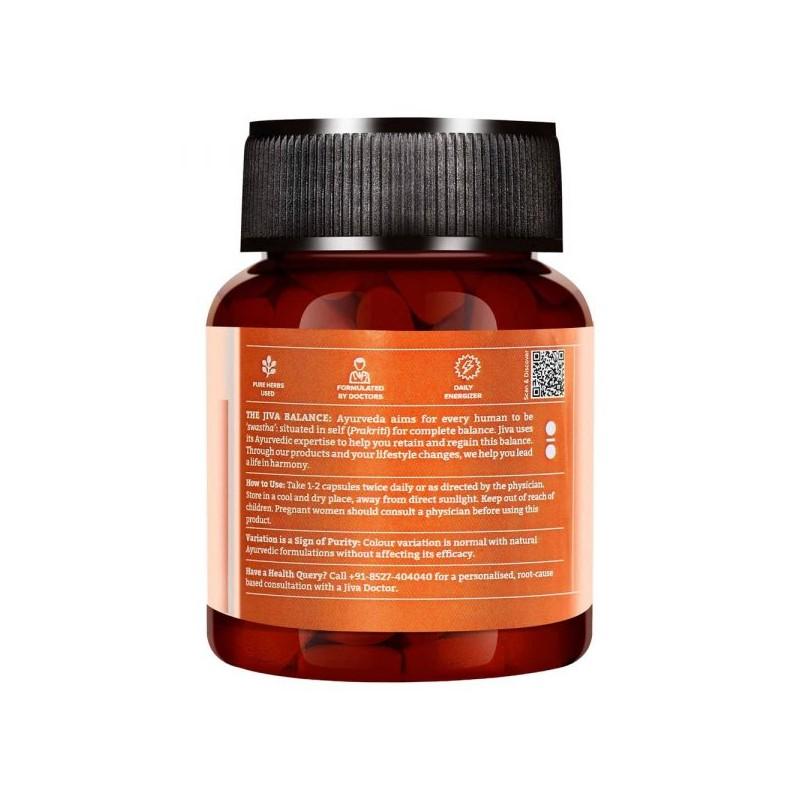 Maisto papildas Oaj Shakti Ojas, Jiva Ayurveda, 30 kapsulių, modelis