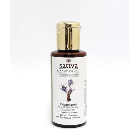 Plaukų ir galvos odos tonikas Cinamonas - Šafranas, Sattva Ayurveda, 100ml