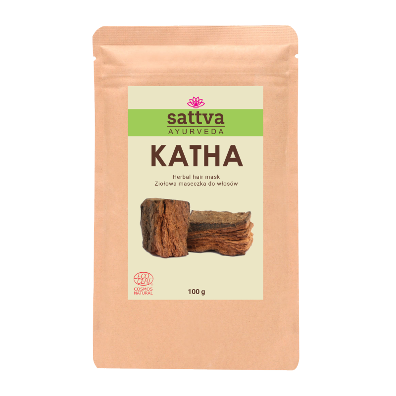 Plaukų kaukės milteliai Katha, Sattva Ayurveda, 100g