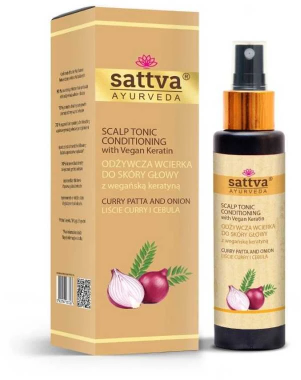 Plaukų tonikas Curry Pata - Onion, Sattva Ayurveda, 100ml