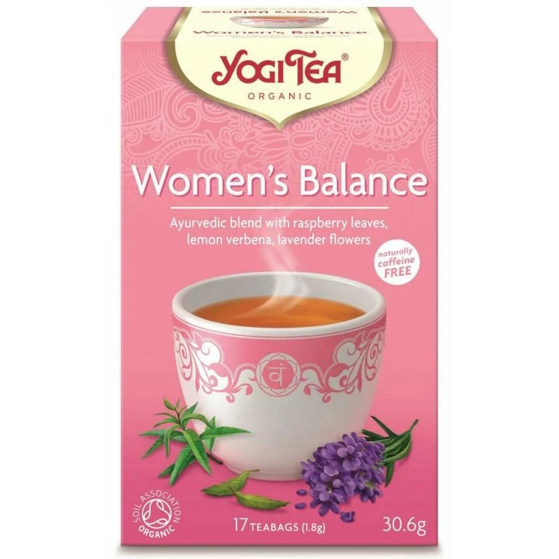 Yogi Tea Women's Balance rožinė pakuotė